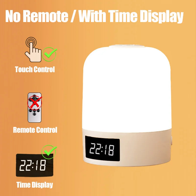 DreamGlow™ Rechargeable Touch Night Light – 3 Colour Modes