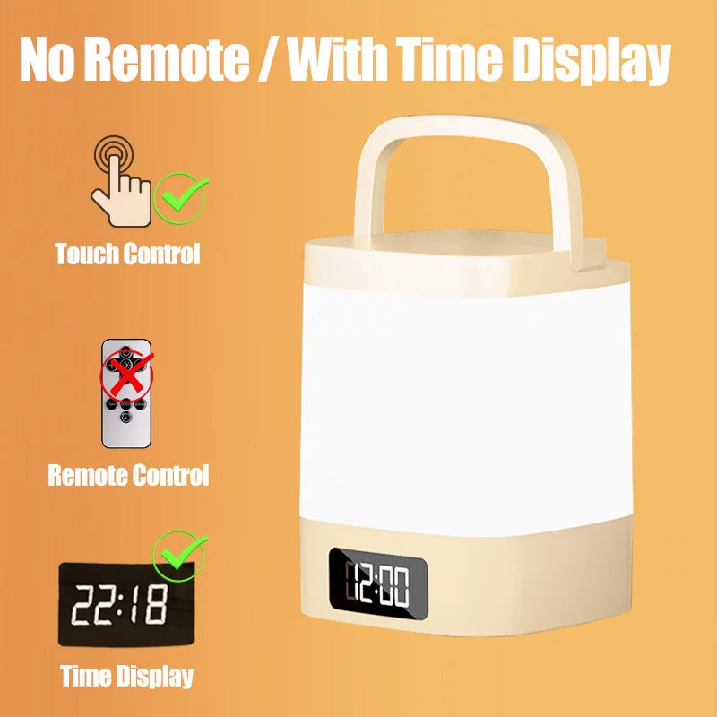 DreamGlow™ Rechargeable Touch Night Light – 3 Colour Modes