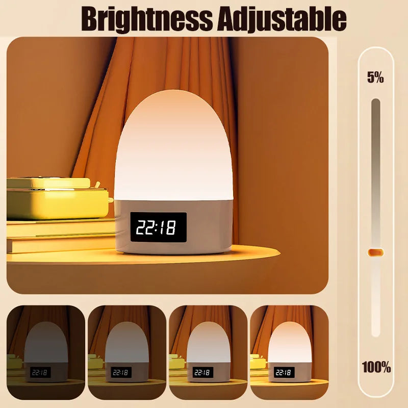 DreamGlow™ Rechargeable Touch Night Light – 3 Colour Modes