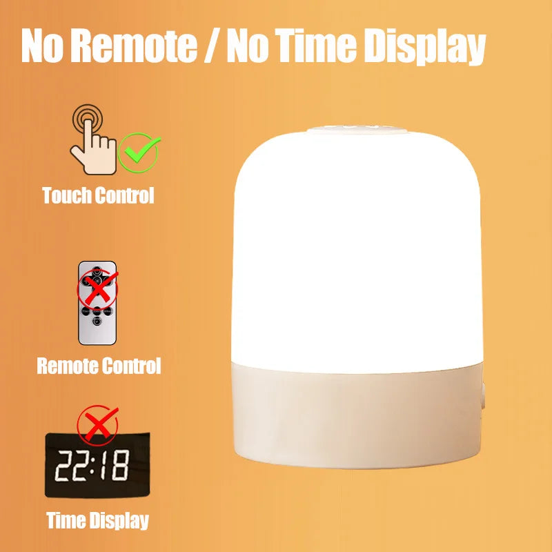 DreamGlow™ Rechargeable Touch Night Light – 3 Colour Modes