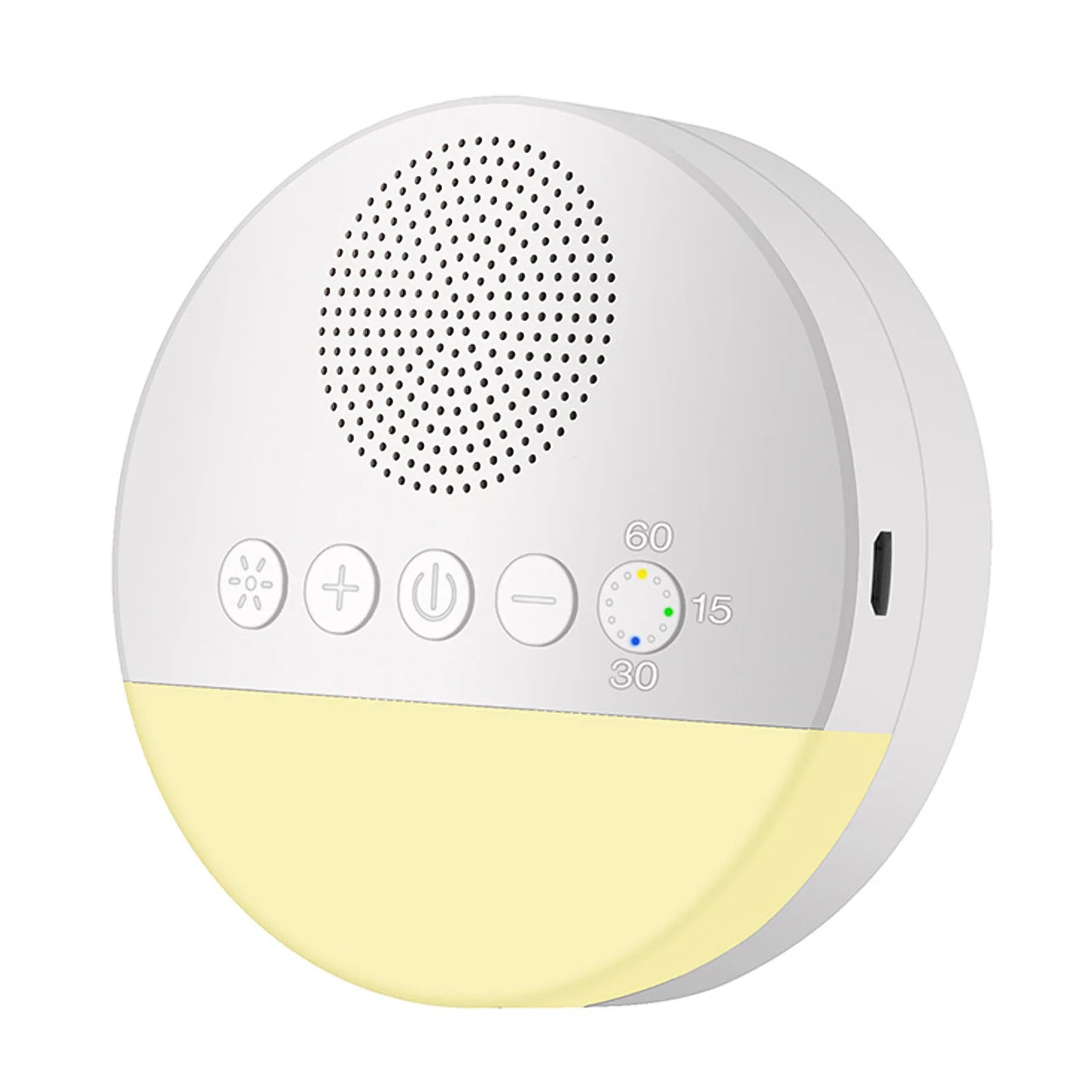 Baby White Noise Machine with Night Light – USB Rechargeable Sleep Sound Machine