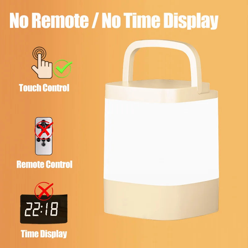 DreamGlow™ Rechargeable Touch Night Light – 3 Colour Modes